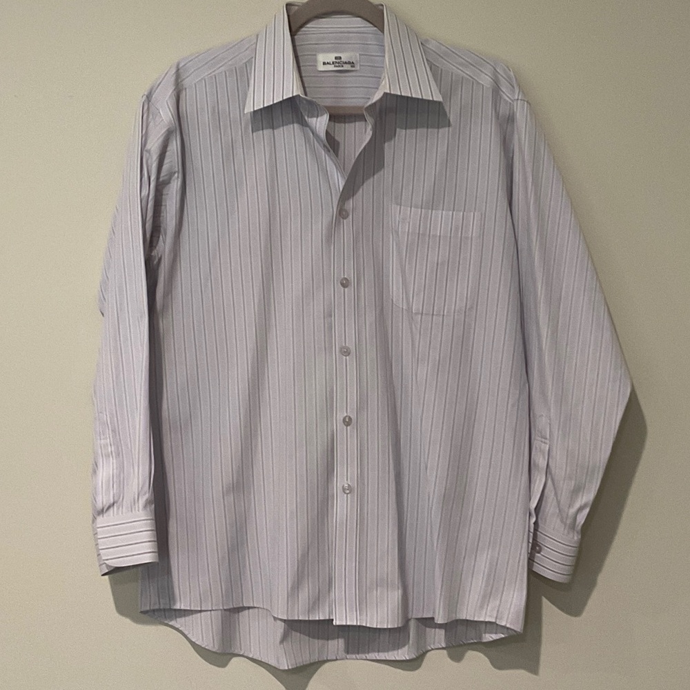 Balenciaga (read description) Botton Down Shirt EUC Size M (read measurements)